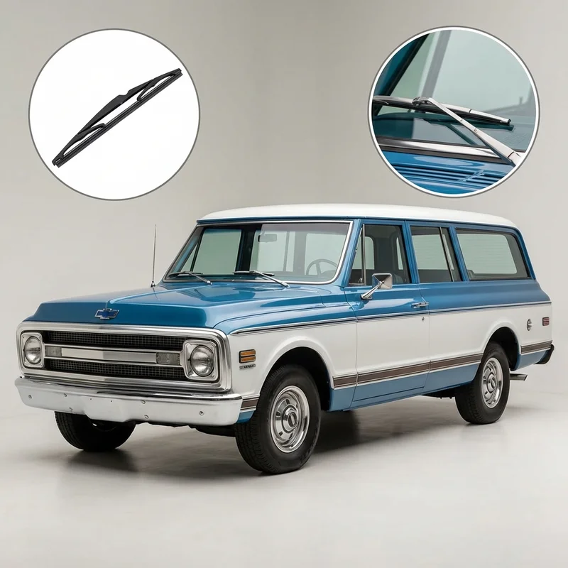 Driver Side Wiper Blade for Chevrolet C10 Suburban (1967 - 1986) - 1